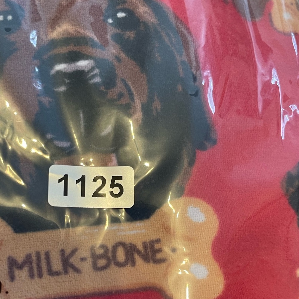 Nick & Nora Pajama Top Red Milk Bone Dogs Button Up Flannel PJs Size Small - Picture 6 of 6